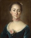 1757 Ekaterina Golovkina, neé Shuvalova by Louis Tocqué (Hermitage)