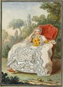 1759 Vicomtesse de Rochechouart by Louis Carrogis (Musée Condé - Chantilly France)