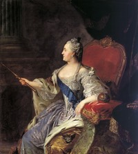 1763 Catherine II by Feodor Rokotov (State Tretyakov Gallery - Moskva, Russia) bg-gallery.ru