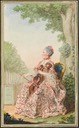 1764 Mademoiselle de Bernay by Louis Carrogis (Musée Condé - Chantilly France)