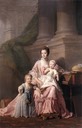 1765ca. Queen Charlotte with her two children by Allan Ramsay (Royal Collection)