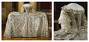 1766 Sophia Magdalena of Denmark's wedding dress made in Paris