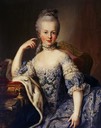 1767-1768 Marie Antoinette at age 12 by Martin van Meytens (Schönbrunn - Wien, Austria)