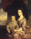 1764-1767 Elizabeth, Countess of Pembroke and Her Son by Sir Joshua Reynolds (private collection)