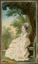 1768 Madame la comtesse de la Marche, depuis princesse de Conti by Louis Carrogis (Musée Condé - Chantilly, Picardie, France)