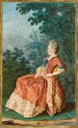 1771 Madame du Dreneuc by Louis Carrogis (Musée Condé - Chantilly France)