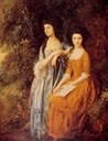 1772 The Linley Sisters by Thomas Gainsborough (Dulwich Picture Gallery - London UK)