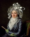 1780 Portrait of Madame de Genlis by Adelaide Labille-Guiard (Los Angeles County Museum of Art - Los Angeles, California, USA)