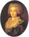 1787 Anna Protassowa by Jean Louis Voille (State Russian Museum - St. Petersburg, Russia) Wm filled in shadows inc exp