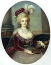 1788 Marie Antoinette print after Vigée-Lebrun portrait