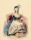 1788 Print of Marie-Antoinette after Élisabeth Vigée-Lebrun (Versailles)