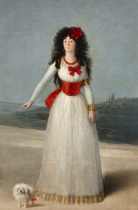 1795 Duchess of Alba by Francisco José de Goya y Lucientes (Alba family collection) UPGRADE Wm