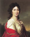 1800 Anne Protassova, former chamberlain of honor of Catherine II by Dmitry Levitzky (State Russian Museum - St. Petersburg, Russia) Wm