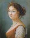 1801 Louise Augusta, Queen of Prussia by Élisabeth-Louise Vigée-Lebrun (Schloß Charlottenburg, Preußischer Kulturbesitz - Berlin Germany)