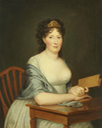 1802-1805 Caroline Juliane Albertina von Schlotheim, spätere Gräfin von Hessenstein by Wilhelm Böttner (Museum Schloss Wilhelmshöhe - Kassel, Hessen, Germany) From malerei18jh.museum-kassel.de:28329:31667:0:0:b20:0:0:objekt.html