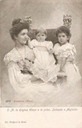 1902 or 1903 Elena with Yolanda (b. 1901) and Mafalda (b. 1902) by Guigoni & Bossi