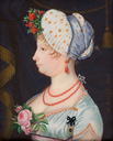1806 María Isabel de Borbón y Borbón-Parma, infanta de España y reina de las Dos Sicilias by Jean-Jacques Guillaume Bauzil Koc (Museo Nacional del Prado - Madrid Spain)