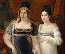 1815 Reina de Etruria y sus hijos by Jose Aparacio e Inglada Queen and daughter (Colección real via Prado)
