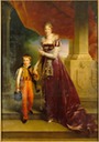 1819 Marie-Amélie de Bourbon, princesse des deux Siciles, duchesse d'Orléans by Louis-Joseph Noyal (Versailles)
