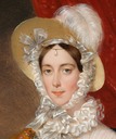 1830s Empress Maria Anna of Austria by Johann Nepomuk Ender (Boris Wilnitsky) hat and face