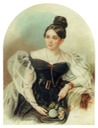 1831/1832 Elena Chertkova (née Stroganova) by Pyotr Feodorovich Sokolov (State Tretyakov Gallery, Moskva Russia)