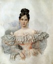 1832 Natalia Pushkina by Karl Brullov (Pushkin Museum, Moskva Russia)