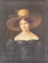 1835 Anna A. Andre, née Olenina, Comtesse de Lanzhenron by Ivan V. Shevtsov (State Russian Museum, St. Petersburg Russia)