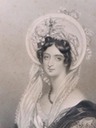 1838 Anne Frances, Countess of Falmouth by Alfred Edward Chalon (Amulet Art & Antiques)