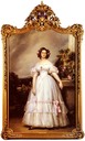 1838 Clémentine Prinzessin von Sachsen-Coburg und Gotha (1817-1907), née Princesse d’Orléans by Franz Xaver Winterhalter (private collection)