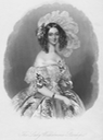 1838 Lady Wilhelmina Stanhope after Alfred Edward Chalon (National Portrait Gallery - London, UK) Wm X 2 detint despot desmudge