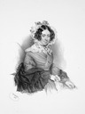 1840 Countess Traun-Masnil by Joseph Kriehuber lithograph