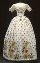 1840s Party dress of Princess Eugenia of Sweden (Hallwylska museet - Stockholm Sweden)