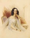 1841 Maria Alexandrovna in color by Vladimir Hau (location unknown to gogm)