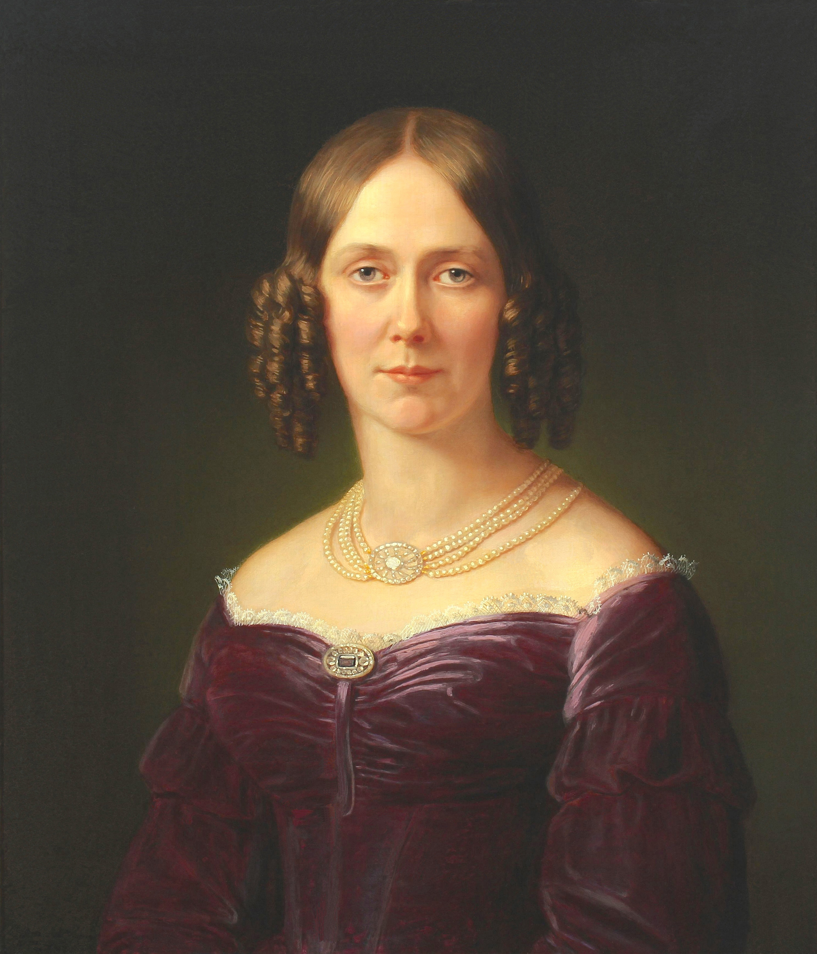 1842 Pauline, Freifrau von Koenig-Warthausen (1805-1872) by Karl Jakob ...
