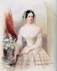 1844 Elizabeth Mikhailovna by Vladimir Hau (State Russian Museum - St. Petersburg, Russia) Wm