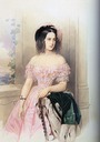 1844 Maria Nikolaevna by Vladimir Hau (State Pushkin Museum - Moskva Russia)