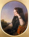 1846 Eugénie Countess of Teba at age of 20 by Abraham Solomon (location unknown to gogm)