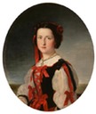 1847 Infanta Luísa Fernanda de Borbón by Federico Madrazo y Kunz (Museo Nacional del Romanticismo - Madrid Spain)