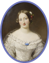 1848 Alexandrine of Baden by Sir William Charles Ross (Royal Collection) Wm despot