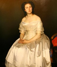 1851 Maria Vasilyevna Stolypina, née Vorontsova by Sergei Zaryanko by ? (location unknown to gogm) close up from nonim.blogspot.com:2011:01:rus-ressamlar