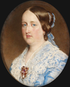 1852 Queen Dona Maria II of Portugal possibly by Guglielmo Faija (Royal collection)