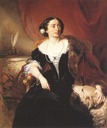 1855 Countess Nâko by von Amerling (Museum of Fine Arts, Budapest)