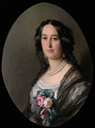 1855 Princess Feodora of Hohenlohe-Langenburg (1839-72) by William Corden the Younger (Royal Collection) From pinterest.com-mimicofmodes-1850s- X 1.25 