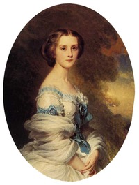 1857 Melanie de Bussiere, comtesse Edmond de Pourtales by Franz Xaver Winterhalter (private collection)