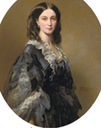 1858 Elizaveta Alexandrovna Bariatinsky, née Elizaveta Alexandrovna Tchernicheva (Hélène Bibikoff), by Franz Xavier Winterhalter (Christie's)