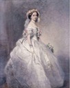 1858 Princess Alice as bridesmaid by or after Franz Xaver Winterhalter (Royal Collection)