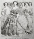 1858 Princess Royal Victoria and her bridesmaids From avictorian.com/royal_nursery6.html X 2