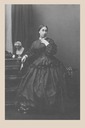 1860 (17 October) lightened Miss Emily Towneley later Lady Alexander Gordon Lennox by Camille Silvy