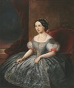 1860 noble Lady (Portrait of Mrs. István Radák?) by Miklós Barabás (private collection) Wm
