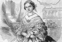 1861 Princess Clotilde from Harper's Weekly detint